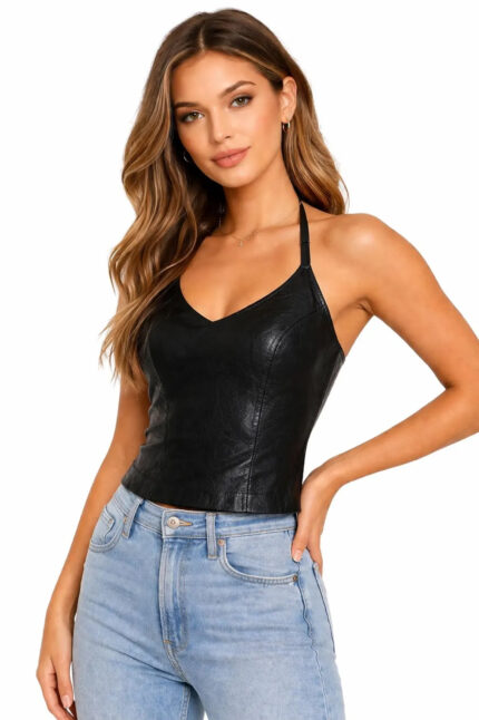 Women's Leather Top