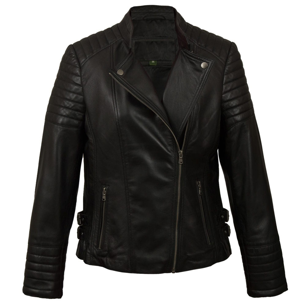 04 Women’s Leather Jacket - Image 1