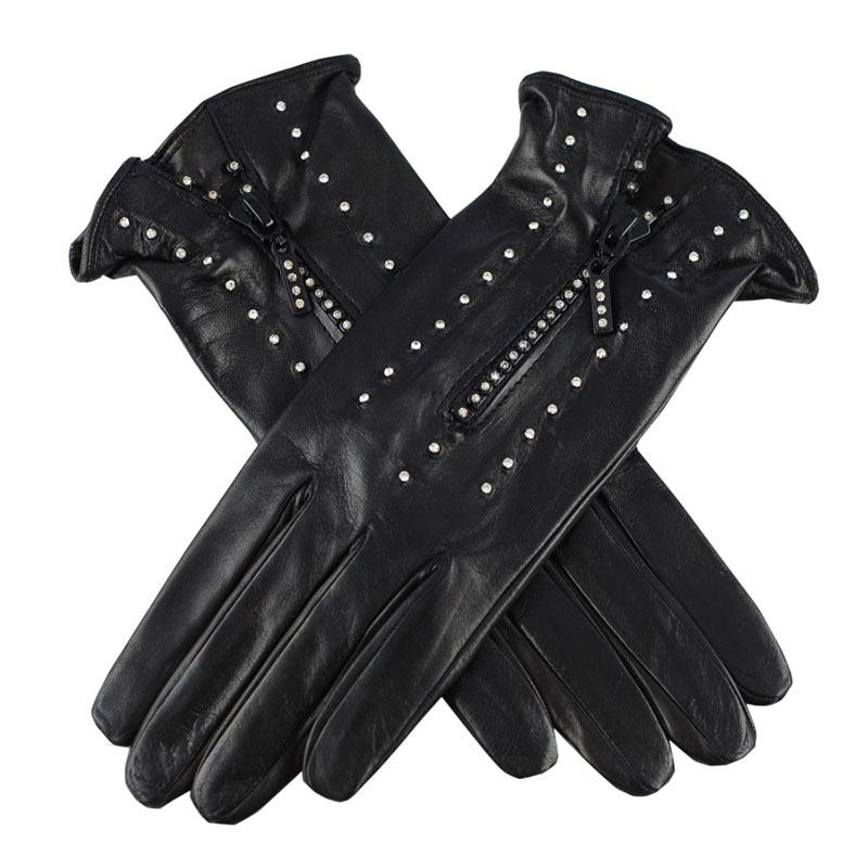 05 Leather Fashion Gloves - Image 1