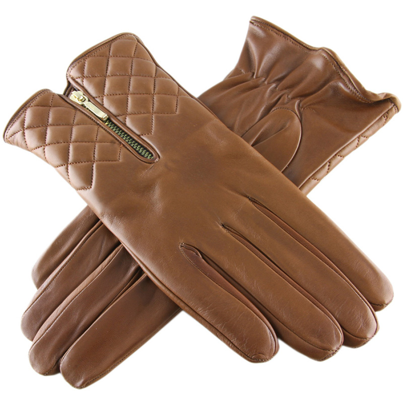 08 Leather Fashion Gloves - Image 1