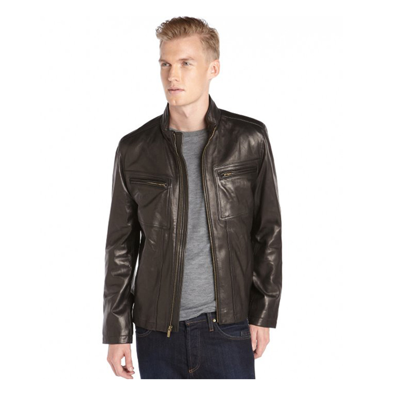 1 Men Leather Jacket - Image 1